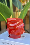 Yaz Home | Zigzag Cam Mum-Turuncu
