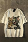 Bej Tom And Jerry Cartoons Y2K Unisex T-shirt