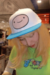 Beyaz Adventure Time Finn Baseball Şapka