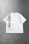 Beyaz Gotik Think Halcyon Y2K Unisex T-Shirt