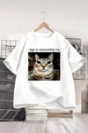 Beyaz Rage İs Consuming Me Cat  Memes Unisex T-shirt