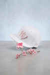 Beyaz Sakura NY Baseball Şapka