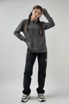 Düz Füme İnce Kumaş Oversize Unisex Sweatshirt