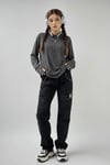 Düz Füme İnce Kumaş Oversize Unisex Sweatshirt