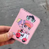 Happy The Powerpuff Girls Motorcycle Kısa Cüzdan