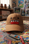 Kahverengi Domo Kun Baseball Şapka
