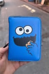Lacivert Cookie Monter Cookie Eater Unisex Cüzdan