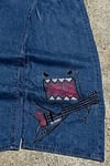 Mavi Domo-Kun Y2K Unisex Baggy Pantolon