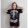 Motley Crue Classic Skeleton Cage Siyah (Unisex) T-Shirt