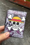 Onie Piece Skull Anime Unisex Cüzdan