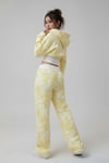 Sarı Kamuflaj Juicy Grunge Lastikli Crop Hırka Alt-Üst Takım