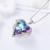 Silver Talisman Heart Kolye