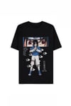 Siyah Anime Naruto Sasuke Eyes Unisex T-Shrit
