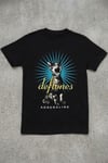 Siyah Deftones Cat Print Gotik Y2K Unisex T-Shirt