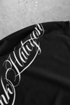Siyah Gotik Think Halcyon Y2K Unisex T-Shirt