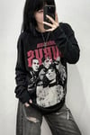 Siyah Maneskin Y2K Unisex Sweatshirt