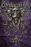 Siyah Mor Vindication Skull Skeleton Gotik Y2K Unisex T-Shirt