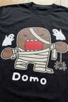 Siyah Mummy Domo Kun Anime Unisex T-Shirt