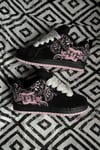 Siyah Pembe DC Shoes Baskılı Siyah Sneaker Ayakkabı
