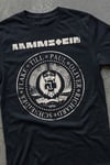 Siyah Ramstein Band Y2K Unisex T-Shirt