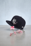 Siyah Sakura NY Baseball Şapka