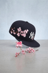 Siyah Sakura NY Baseball Şapka