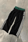 Siyah Şeritli Fake Boxer Y2K Unisex Eşofman