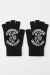 Siyah Sons of Anarchy California Kesik Parmak Unisex Eldiven
