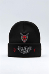 Siyah Stranger Things Hellfire Club Unisex Bere