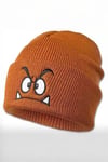 Turuncu Super Mario Goomba Face Bere