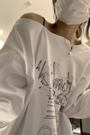 Yeni Beyaz Hahnch 350 Uzun Kollu İnce Sweatshirt