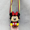 Yeni Minnie Mouse Silikon Mini Omuz Askılı Çocuk Çantası