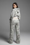 Yeşil Kamuflaj Juicy Grunge Lastikli Crop Hırka Alt-Üst Takım