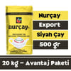 Nurçay Export Siyah Çay 500 gr - 20 kg Avantaj Paketi