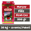 Nurçay Filiz Çay 500 gr - 20 kg Avantaj Paketi