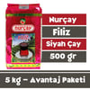 Nurçay Filiz Çay 500 gr - 5 kg Avantaj Paketi