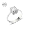 Swarovski Zirconia Baget Taşlı Tektaş Yüzük