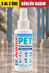 Çok Amaçlı Pet Bakım Solüsyonu | Hipoklöröz Asit Etken Maddeli | 75 ML | Dr.Animal