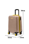 Kabin Boy Valiz 4x2 Teker Altın 1168