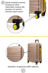 Kabin Boy Valiz 4x2 Teker Altın 1168
