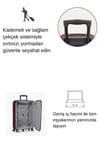 Louisiana Polo Battal Boy Bolonya Kumaş Valiz Bordo 2308