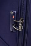 Orta ve Kabin Boy Valiz Seti 4 Teker U.S. Polo Assn. Kumaş Valiz Lacivert 26046