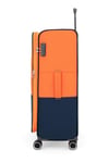 Pierre Cardin Ultra Light Hafif Lüx Kumaş 2'li Valiz Seti Büyük Boy - Kabin Boy Portakal PC8200