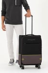 Pierre Cardin Ultra Light Hafif Lüx Kumaş Orta Boy Valiz Siyah 04PC8200