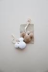 TEDDY MOON BEYAZ SOURİS EMZİK ASKISI 