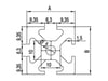 25 X 25 Eloksalli Si̇gma Alümi̇nyum Profi̇l Ağir Seri̇