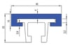 40 Mm Pvc Profi̇l + Alümi̇nyum