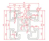 40X40 Eloksalli Si̇gma Alümi̇nyum Profi̇l Ekonomi̇k Seri̇ 1
