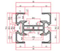 85 X 75 Eloksalli Si̇gma Alümi̇nyum Profi̇l
