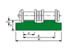 Alpolen® 1000 2T Model Hafi̇f Ti̇p Zi̇nci̇r Kizaklari